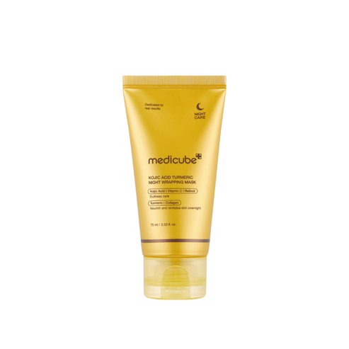 MedicubeKojicAcidTurmericNightWrappingMask75ml.png Medicube Kojic Acid Turmeric Night Wrapping Mask 75ml - Image 1