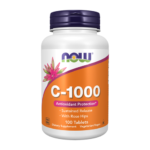 NOW Vitamin C-1,000 with Rose Hips, Sustained Release, Antioxidant Protection*, 100 Tablets