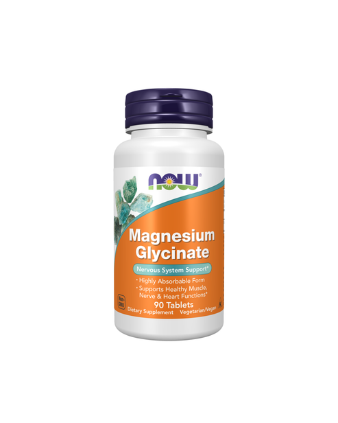 NOWMgGlycinate90tabs.png NOW Magnesium Glycinate 90 Tablets - Image 1