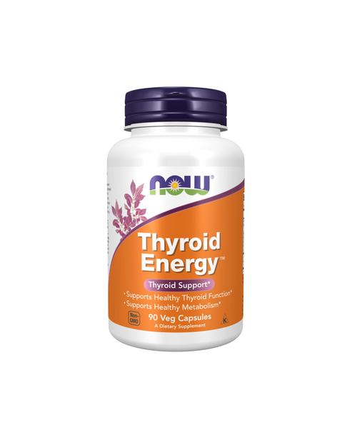 NOWThyroidenergy90capsules.png NOW Thyroid Energy 90 Veg Capsules - Image 1