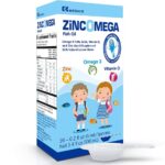 Zincomega Fish Oil + Vitamin D & Zinc Supplement 20 Spoons